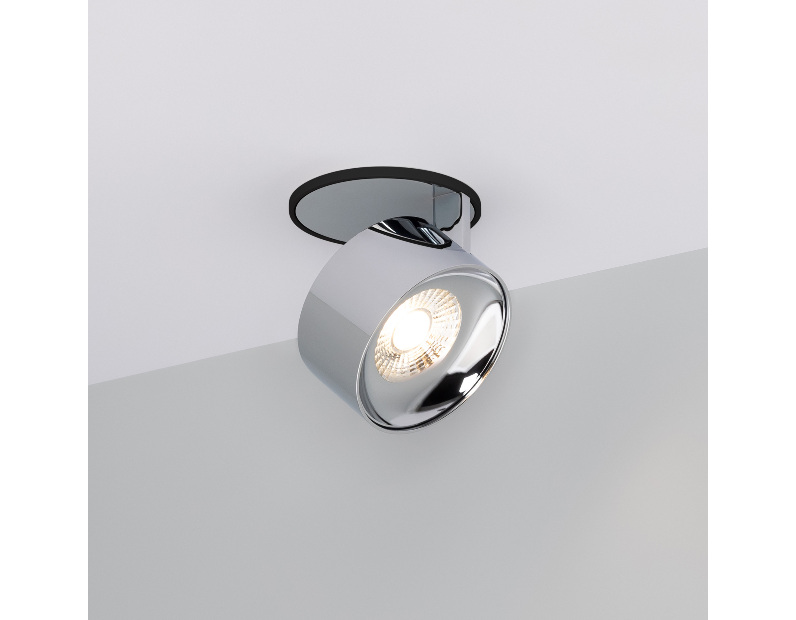 Светильник SP-PLURIO-BUILT-R77-9W Warm3000 (BK-CHR, 36 deg, 230V) (Arlight, IP20 Металл, 3 года)