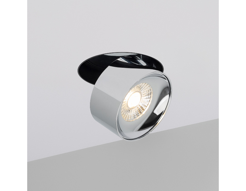 Светильник SP-PLURIO-BUILT-TRIMLESS-R120-9W Warm3000 (BK-CHR, 36 deg, 230V) (Arlight, IP20 Металл, 3 года)