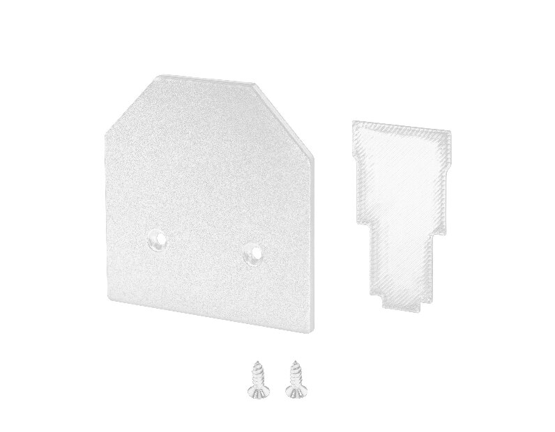 Заглушка MAG-ORIENT-CAP-2653-STR-G (WH) (Arlight, IP20 Металл, 3 года)
