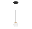 Светильник SP-BEADS-HANG-BUILT-T-R100-8W Warm3000 (BK-GD, 180 deg, 230V) (Arlight, IP20 Металл, 5 лет)