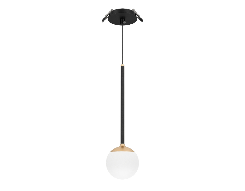 Светильник SP-BEADS-HANG-BUILT-T-R100-8W Warm3000 (BK-GD, 180 deg, 230V) (Arlight, IP20 Металл, 5 лет)