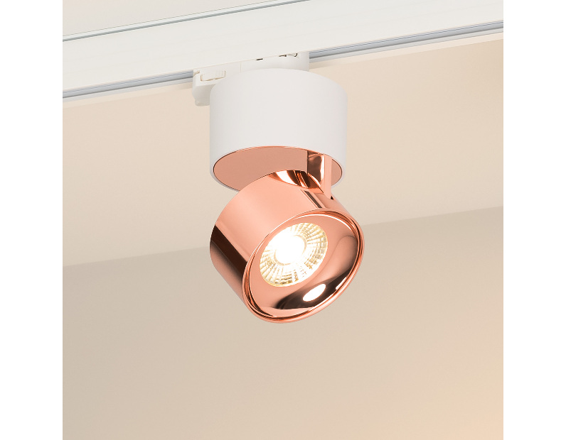 Светильник SP-PLURIO-TRACK-4TR-R77-9W Warm3000 (WH-COP, 36 deg, 230V) (Arlight, IP20 Металл, 3 года)