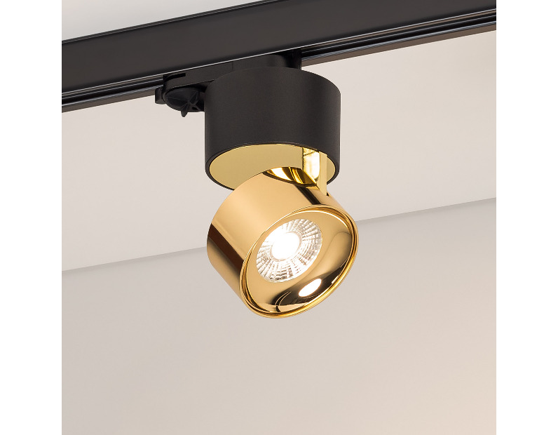 Светильник SP-PLURIO-TRACK-4TR-R77-9W Day4000 (BK-BRS, 36 deg, 230V) (Arlight, IP20 Металл, 3 года)