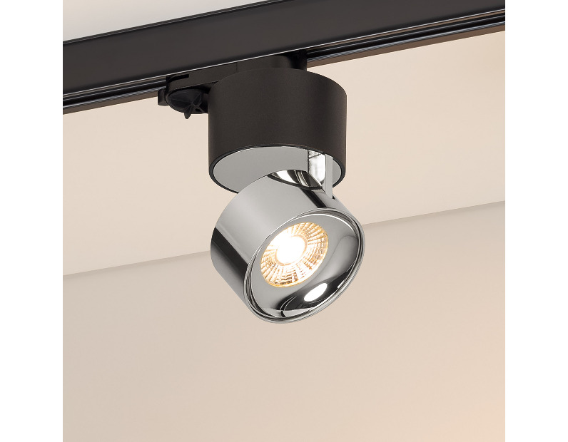 Светильник SP-PLURIO-TRACK-4TR-R77-9W Warm3000 (BK-CHR, 36 deg, 230V) (Arlight, IP20 Металл, 3 года)