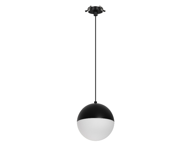 Светильник SP-EMISFERO-HANG-BUILT-R150-11W Warm3000 (BK, 170 deg, 230V) (Arlight, IP20 Металл, 3 года)