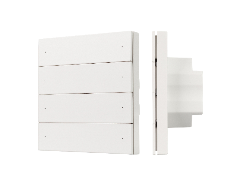 INTELLIGENT ARLIGHT Кнопочная панель SMART-ZB-801-22-1G-8SC-MULTI-IN White (230V) (IARL, IP20 Пластик, 5 лет)