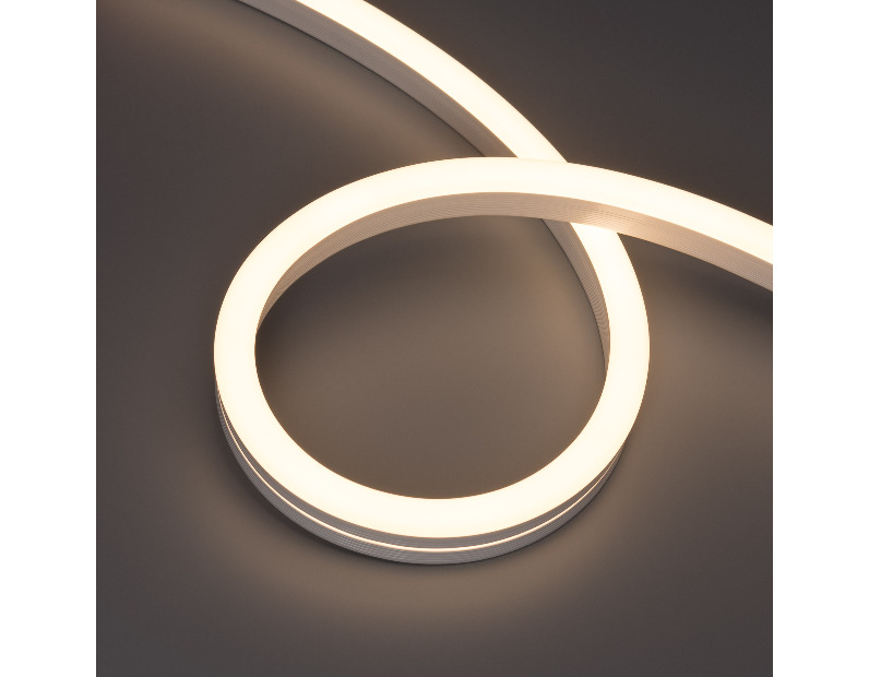 Лента герметичная HALO-SIDE-A160-15x25mm 24V Warm3000 (10 W/m, IP67, 5m, wire x1) (Arlight, Вывод боковой, 3 года)