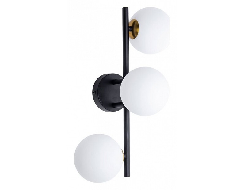 Бра Arte Lamp Gemini A2243PL-3BK
