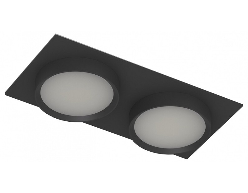 Встраиваемый светильник Denkirs FLAT DK2092-BK