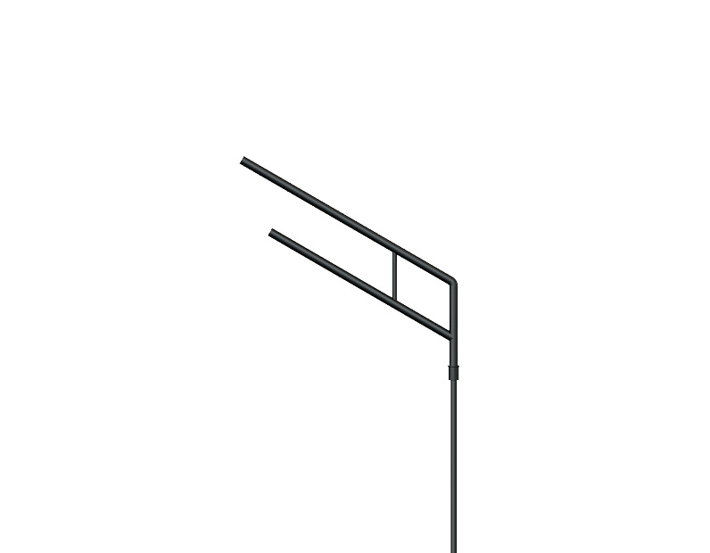 Кронштейн OXOR-SG2-1300x108-L1500 BLACK (Arlight, Сталь)