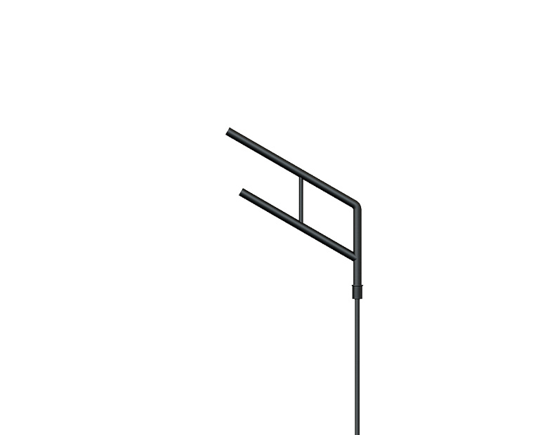 Кронштейн OXOR-SG2-1000x76-L1000 BLACK (Arlight, Сталь)