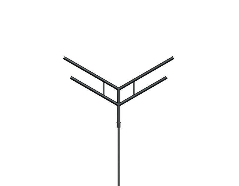 Кронштейн OXOR-SY4-3000x108-L1500 BLACK (Arlight, Сталь)