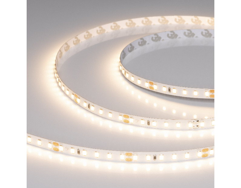 Лента UL-A120-8mm 24V Warm2700 (2 W/m, IP20, 5m) (Arlight, Открытый)
