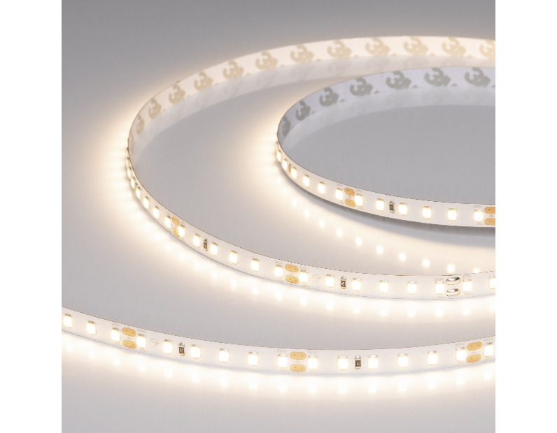 Лента UL-A120-8mm 24V Warm3000 (2 W/m, IP20, 5m) (Arlight, Открытый)