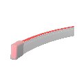 Светодиодный гибкий неон Technical Изгиб поперек оптической оси 432039