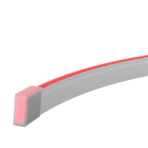 Гибкий неон Maytoni Led Strip 432039 24V 9.6Вт/м IP67 Красный 5 м