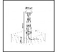 Наземный высокий светильник Odeon Light LIANA 7108/15GLA