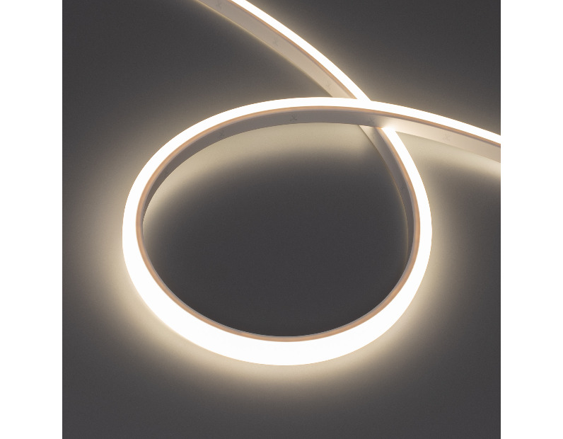 Лента герметичная WAVE-TOP-PU-A144-10x10mm 24V Warm2700 (5 W/m, IP68, 3m, wire x1) (Arlight, Вывод боковой, 3 года)
