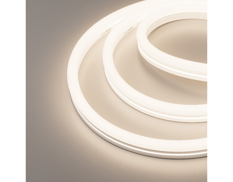 Лента герметичная MOONLIGHT-SIDE-X336-12x24mm 230V Warm3500 (11 W/m, IP65, 50m, wire x1) (Arlight, Грибовидная форма)