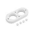 Крепление ARL-WAVE-1815-S-2-KIT White (Arlight, Металл)