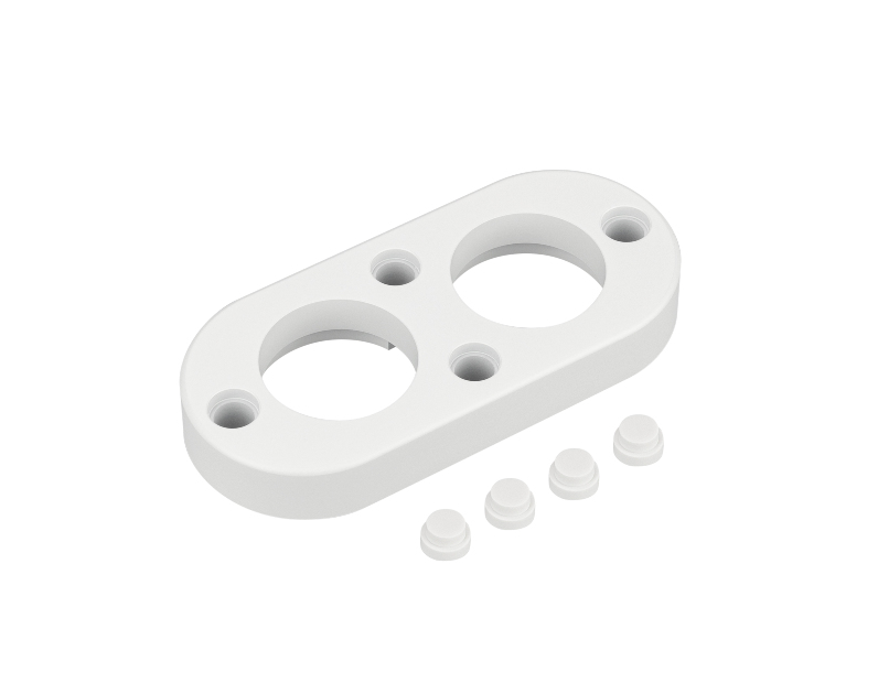 Крепление ARL-WAVE-1815-S-2-KIT White (Arlight, Металл)
