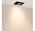 Светильник MS-VORTEX-BUILT-S140x140-30W Warm3000 (BK-BK, 50 deg, 230V) (Arlight, IP20 Металл, 5 лет)