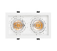 Светильник MS-VORTEX-BUILT-S250x140-2x30W Warm3000 (WH-WH, 30 deg, 230V) (Arlight, IP20 Металл, 5 лет)