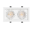 Светильник MS-VORTEX-BUILT-S250x140-2x30W Warm3000 (WH-WH, 50 deg, 230V) (Arlight, IP20 Металл, 5 лет)