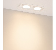 Светильник MS-VORTEX-BUILT-S250x140-2x30W Warm3000 (WH-WH, 50 deg, 230V) (Arlight, IP20 Металл, 5 лет)