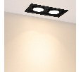 Светильник MS-VORTEX-BUILT-S250x140-2x30W Warm3000 (BK-BK, 17 deg, 230V) (Arlight, IP20 Металл, 5 лет)
