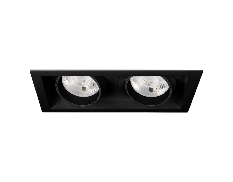 Светильник MS-VORTEX-BUILT-S250x140-2x30W Warm3000 (BK-BK, 17 deg, 230V) (Arlight, IP20 Металл, 5 лет)