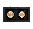 Светильник MS-VORTEX-BUILT-S250x140-2x30W Warm3000 (BK-BK, 30 deg, 230V) (Arlight, IP20 Металл, 5 лет)