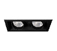 Светильник MS-VORTEX-BUILT-S250x140-2x30W Warm3000 (BK-BK, 30 deg, 230V) (Arlight, IP20 Металл, 5 лет)