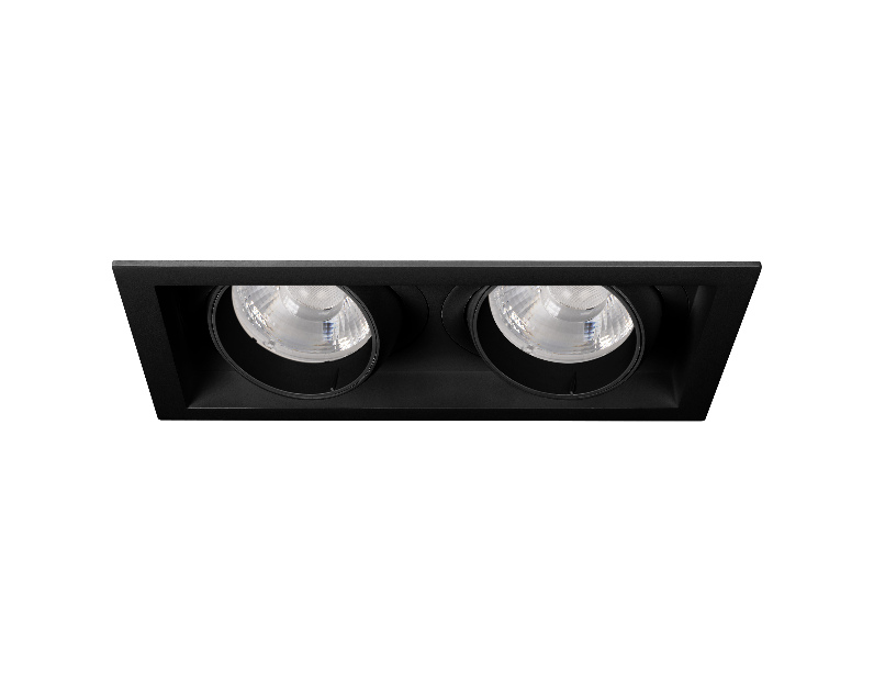 Светильник MS-VORTEX-BUILT-S250x140-2x30W Warm3000 (BK-BK, 30 deg, 230V) (Arlight, IP20 Металл, 5 лет)
