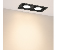 Светильник MS-VORTEX-BUILT-S250x140-2x30W Warm3000 (BK-BK, 50 deg, 230V) (Arlight, IP20 Металл, 5 лет)