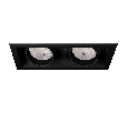 Светильник MS-VORTEX-BUILT-S250x140-2x30W Warm3000 (BK-BK, 50 deg, 230V) (Arlight, IP20 Металл, 5 лет)