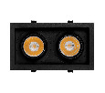 Светильник MS-VORTEX-BUILT-S250x140-2x30W Day4000 (BK-BK, 17 deg, 230V) (Arlight, IP20 Металл, 5 лет)