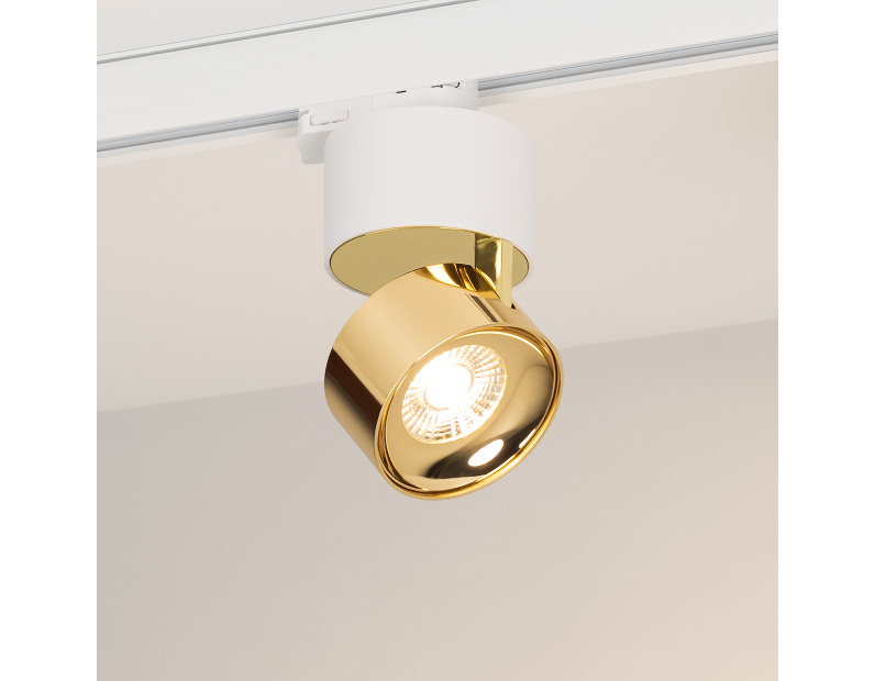 Светильник SP-PLURIO-TRACK-4TR-R77-9W Day4000 (WH-BRS, 36 deg, 230V) (Arlight, IP20 Металл, 3 года)