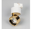 Светильник SP-PLURIO-TRACK-4TR-R77-9W Warm3000 (WH-BRS, 36 deg, 230V) (Arlight, IP20 Металл, 3 года)