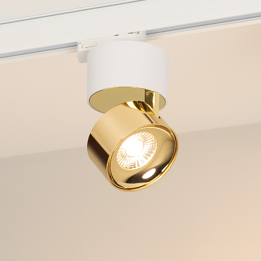 Светильник SP-PLURIO-TRACK-4TR-R77-9W Warm3000 (WH-BRS, 36 deg, 230V) (Arlight, IP20 Металл, 3 года) 038114