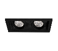 Светильник MS-VORTEX-BUILT-S210x117-2x20W Warm3000 (BK-BK, 40 deg, 230V) (Arlight, IP20 Металл, 5 лет)