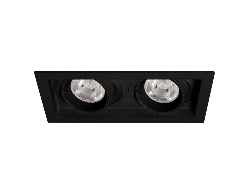 Светильник MS-VORTEX-BUILT-S210x117-2x20W Warm3000 (BK-BK, 40 deg, 230V) (Arlight, IP20 Металл, 5 лет)
