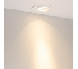 Светильник MS-VORTEX-BUILT-S140x140-30W Warm3000 (WH-WH, 17 deg, 230V) (Arlight, IP20 Металл, 5 лет)