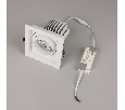 Светильник MS-VORTEX-BUILT-S140x140-30W Warm3000 (WH-WH, 17 deg, 230V) (Arlight, IP20 Металл, 5 лет)