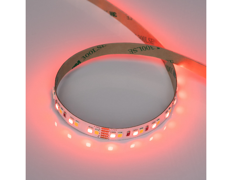 Лента RT-A168-10mm 24V RGBW-White (20 W/m, IP20, 5m) (Arlight, высок.эфф.150 лм/Вт)