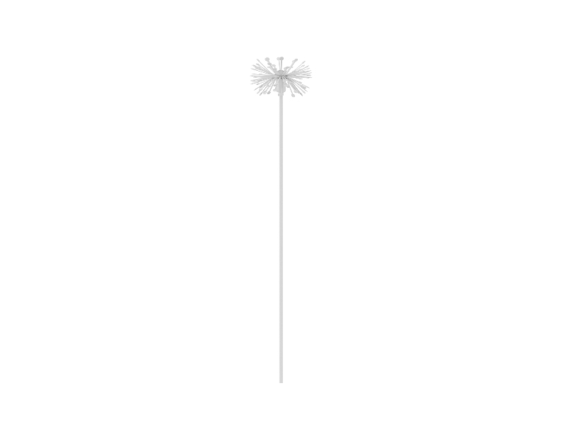 Светильник KT-DANDEL-BOLL-H495-0.5W Warm3000 (WH, 24 deg, 24V) (Arlight, IP65 Металл, 3 года)