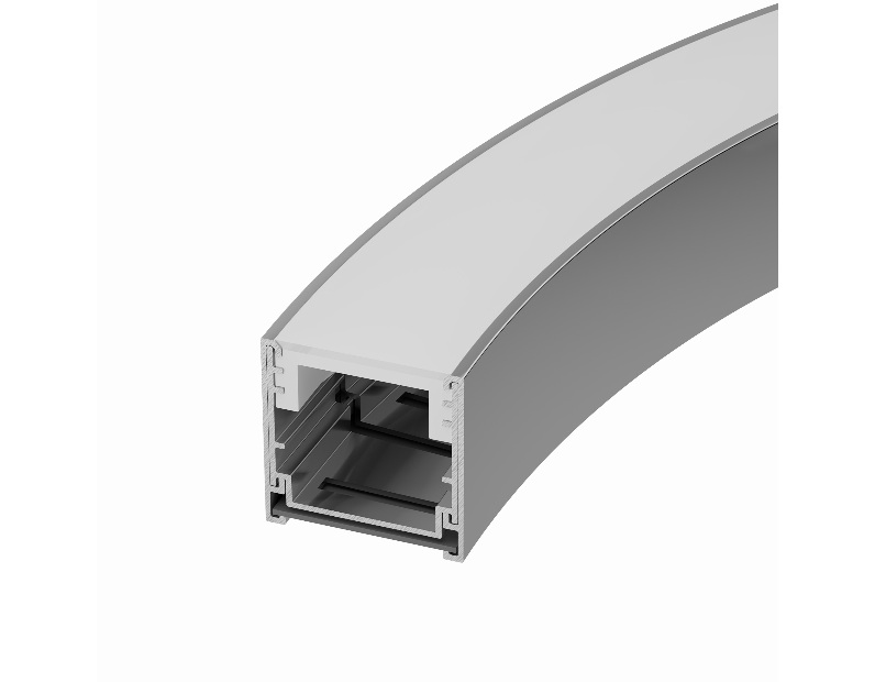Профиль LINE-3535-BENT-SIDE-2000 ANOD (Arlight, Алюминий)