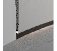 Профиль PLINTUS-FANTOM-BENT-H20-SIDE-2000 BLACK (Arlight, Алюминий)