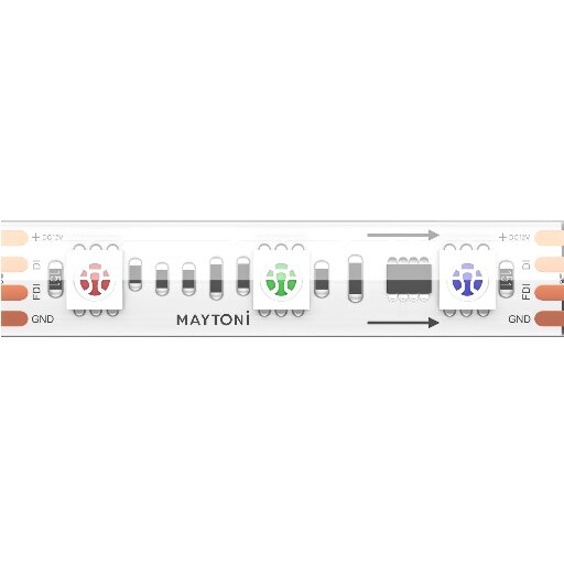 Светодиодная лента Maytoni Led Strip 201245 12V 14.4Вт/м RGB IP68 5 м