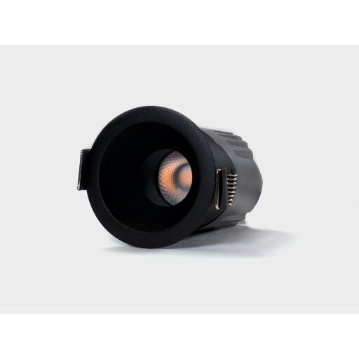 Светильник встраиваемый 7Вт 55° IP65 черный 4000К поворотный RC-D52-7-BL-NW65